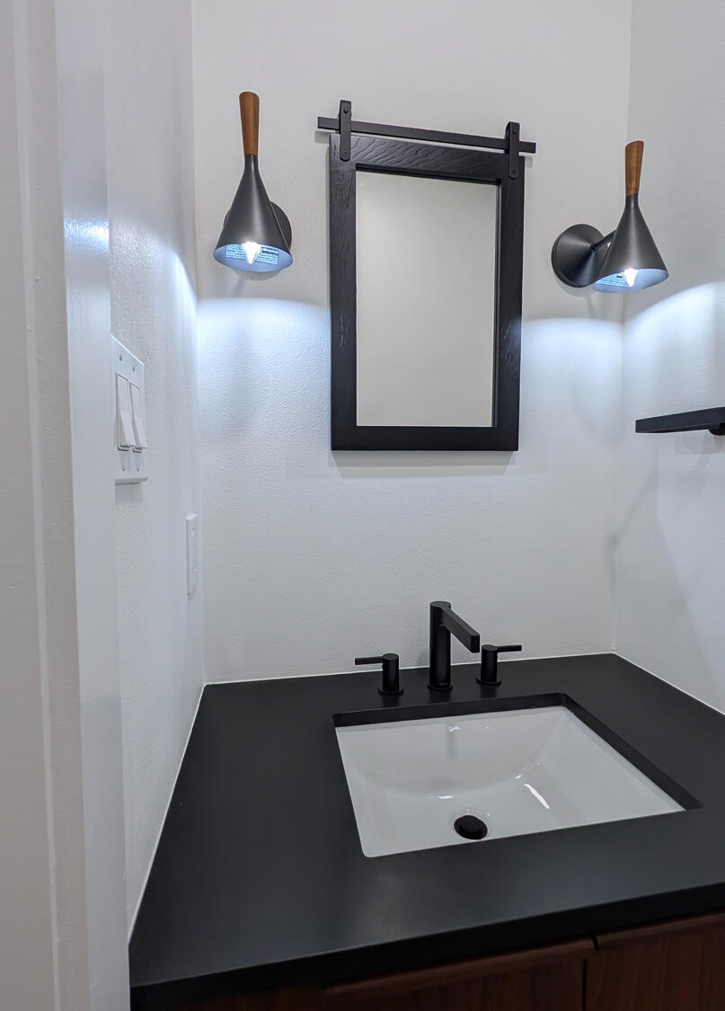 Install light fixtures