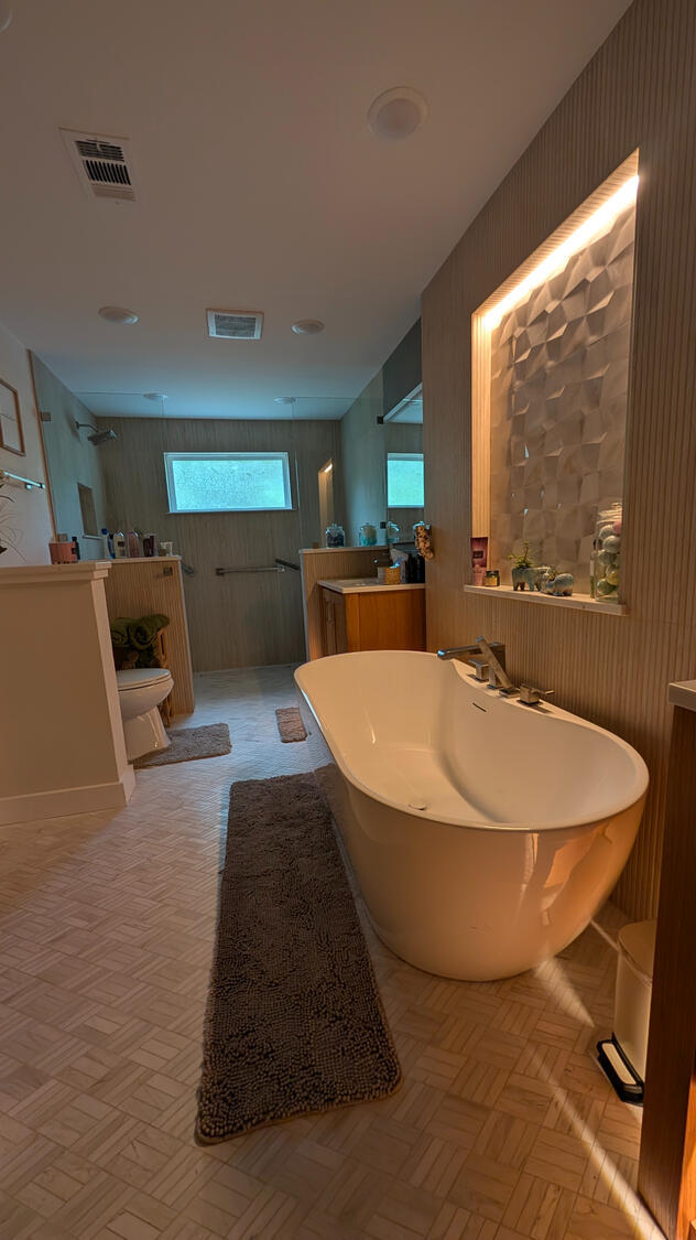 Install LED strip lighting